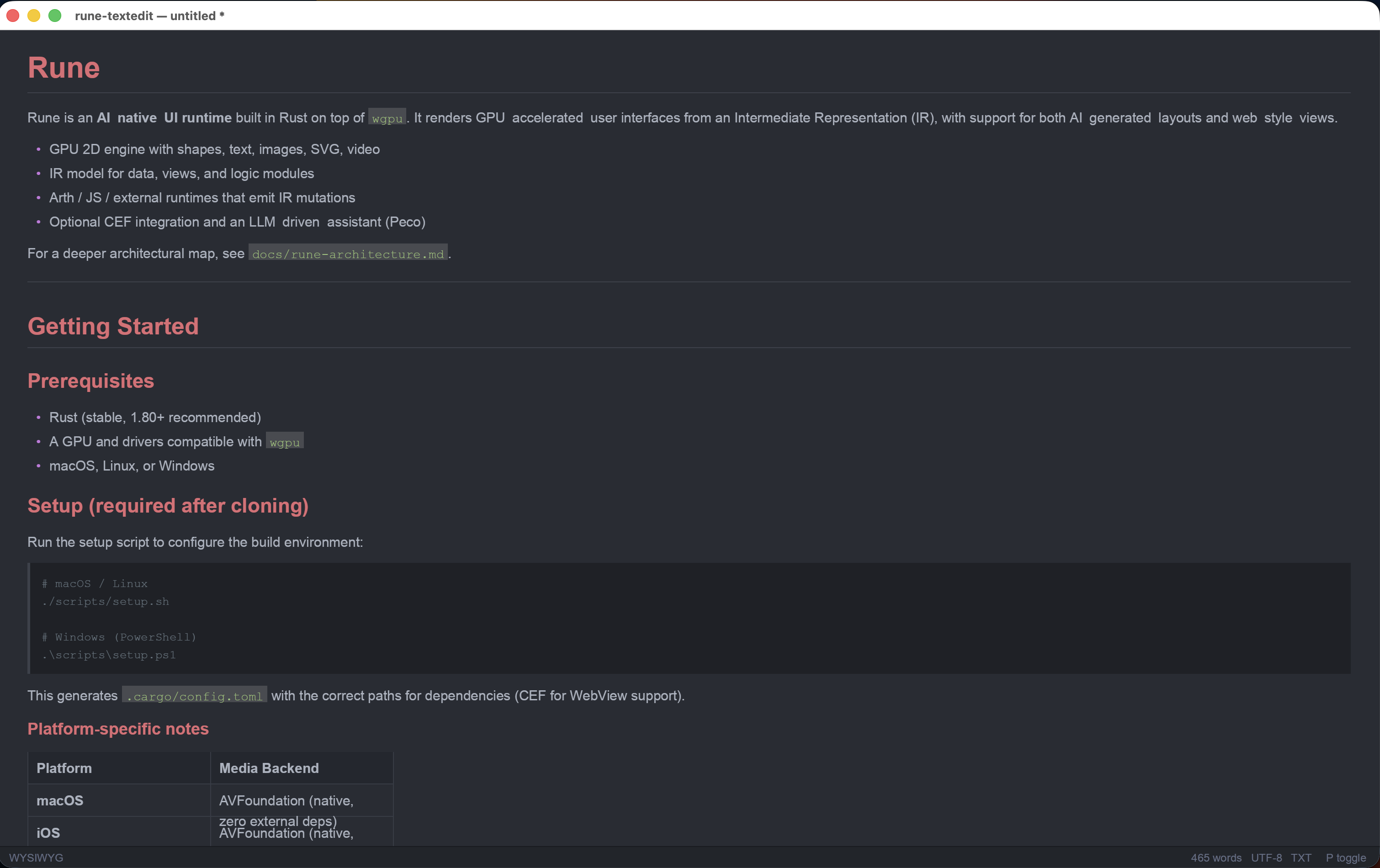 Detir TextEdit with syntax highlighting